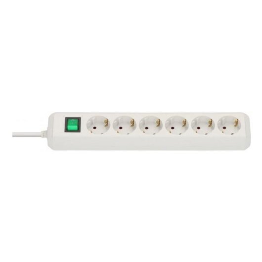 Regleta Brennenstuhl 1159520400 6 Tomas Angular con Interruptor y Cable 3 m Blanco