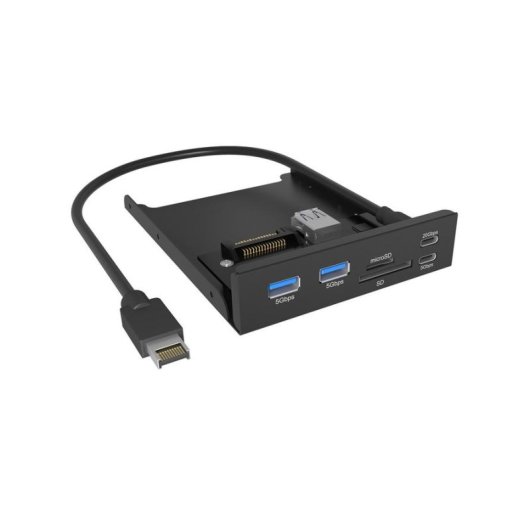 Hub ICY BOX 3 Ports 20 Gbit/s USB 3.2 Gen 1 IB-HUB1419-i3 Metall Schwarz