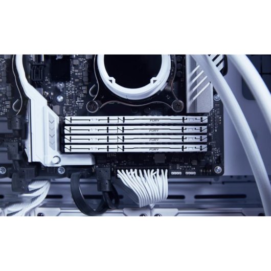Mémoire RAM Kingston FURY Beast 64Go 2x32Go DDR5 6000MHz CL30 AMD EXPO Blanc