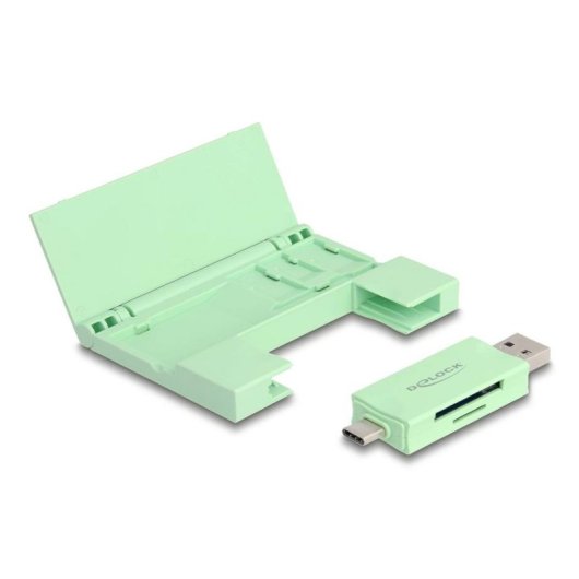Lecteur de cartes DeLOCK 91015 USB 3.2 Gen 1 Menthe