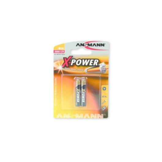 Pilha Ansmann X-Power AAAA Alcalina 1,5 V 2 unidades Blister