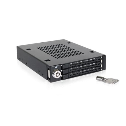 Panel de instalación Icy Dock MB993SK-B para 3 discos 2.5" SATA/SAS negro