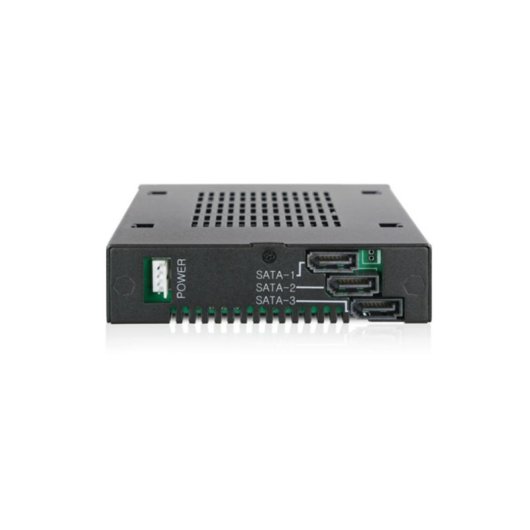 Panel de instalación Icy Dock MB993SK-B para 3 discos 2.5" SATA/SAS negro