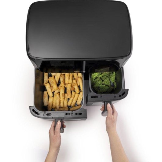 Airfryer Hisense HAF2700DCD Double Panier 11L 2700W 8 Programmes Double Résistance