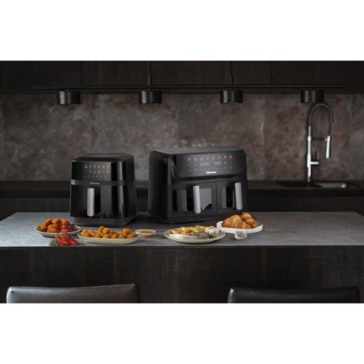 Airfryer Hisense HAF2700DCD Double Panier 11L 2700W 8 Programmes Double Résistance