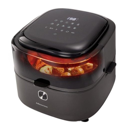 Heteluchtfriteuse Hisense HAF1350DR 6,7L 1350W met Automatische Roerarm