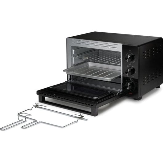 Fornetto Elettrico Hisense HOM30M 30L 1600W Ventilato Grill Doppio Vetro Nero