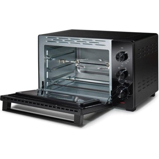 Fornetto Elettrico Hisense HOM30M 30L 1600W Ventilato Grill Doppio Vetro Nero