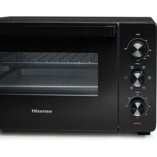 Fornetto Elettrico Hisense HOM30M 30L 1600W Ventilato Grill Doppio Vetro Nero