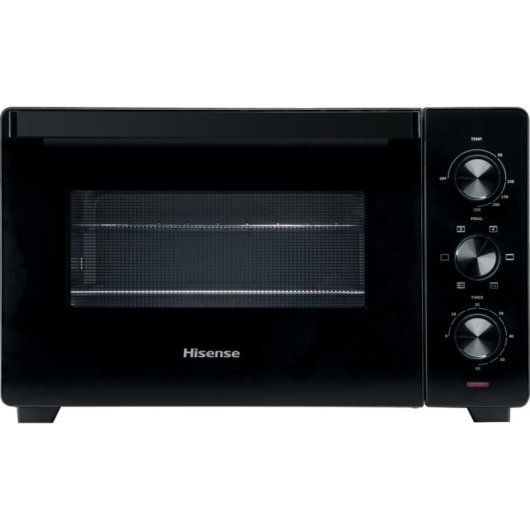 Fornetto Elettrico Hisense HOM30M 30L 1600W Ventilato Grill Doppio Vetro Nero