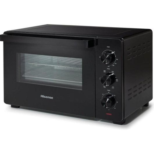 Fornetto Elettrico Hisense HOM30M 30L 1600W Ventilato Grill Doppio Vetro Nero