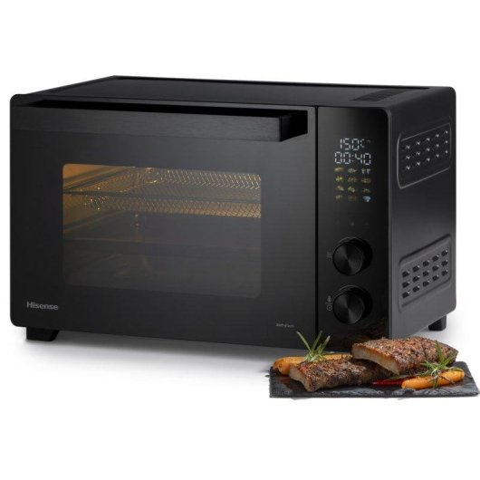 Horno Sobremesa Hisense HOM30AF 30L 52cm AirFryer Grill Negro