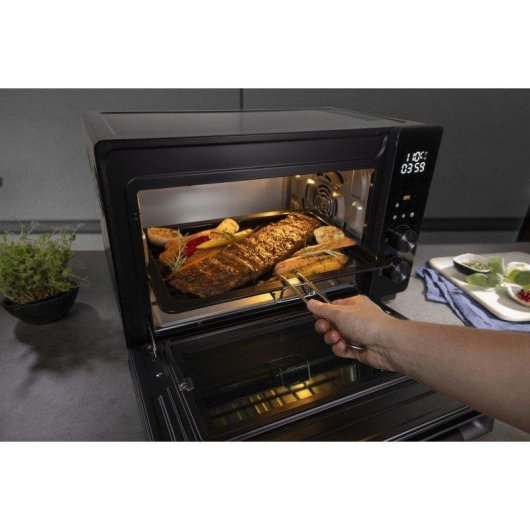 Horno Sobremesa Hisense HOM30AF 30L 52cm AirFryer Grill Negro