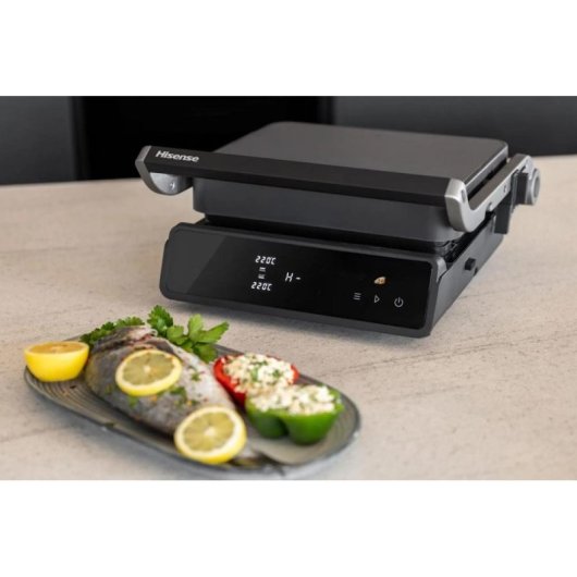 Grill de Contact Hisense HCG2000D 2000 W Écran Tactile Temp Dual