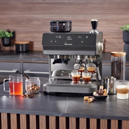 Cafetière expresso Hisense HSACM20LP 2,8 L 20 Bars avec moulin et PID