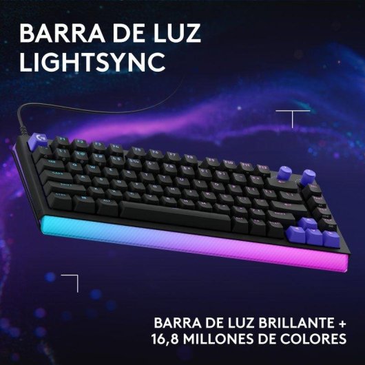 Teclado Logitech G512 X 98 DUAL SWAP magnético compacto RGB LIGHTSYNC