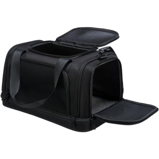 Trasportino Trixie 28904 per cani fino a 7 kg, carico multiplo, nero