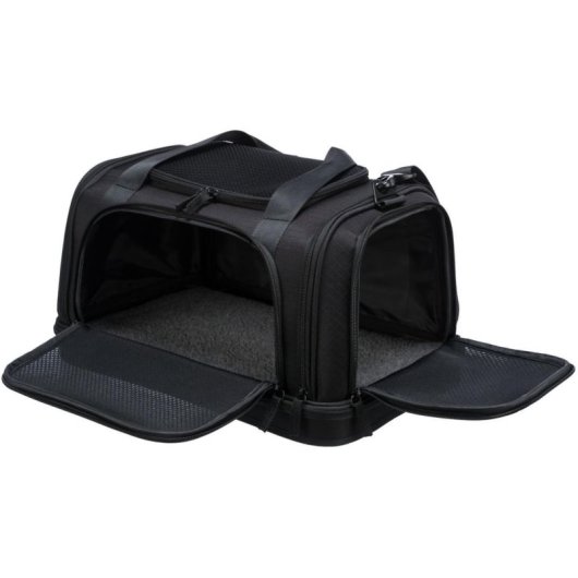Trasportino Trixie 28904 per cani fino a 7 kg, carico multiplo, nero