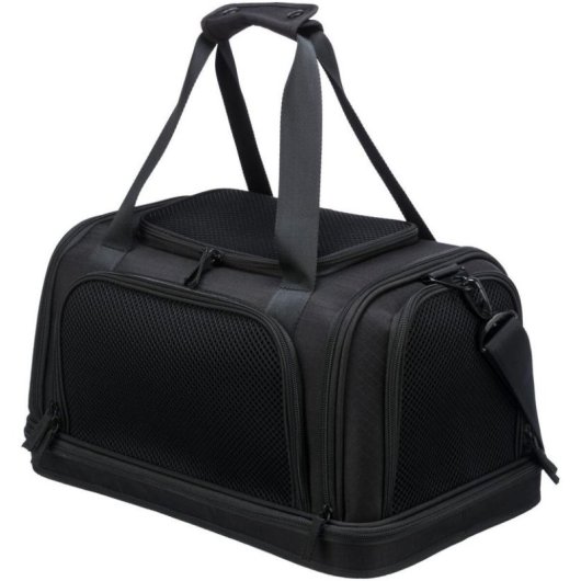 Trasportino Trixie 28904 per cani fino a 7 kg, carico multiplo, nero