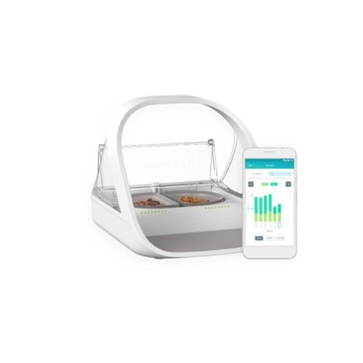 Comedero SureFlap iMPFWT Plástico Blanco Interior 0.4 L Batería