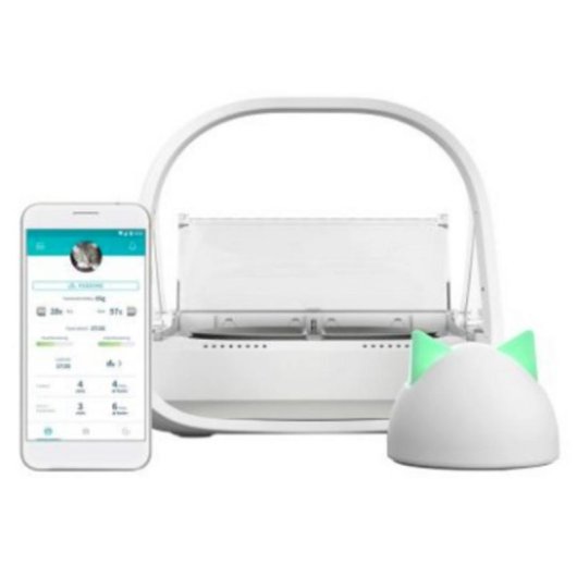 Comedero SureFlap iMPFWT Plástico Blanco Interior 0.4 L Batería