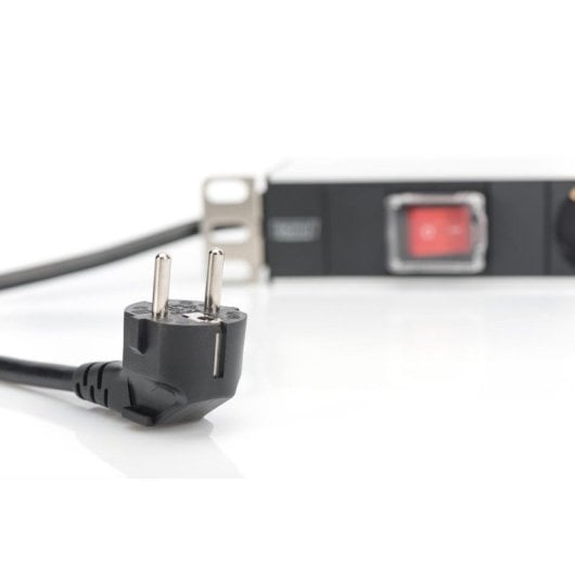 Regleta Digitus 7 Tomas con Interruptor y Perfil de Aluminio 2 m