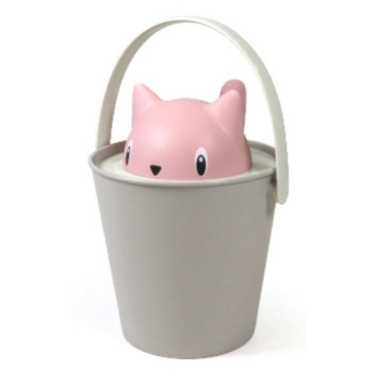 Recipiente United Pets Crick 2 kg Gris Rosa