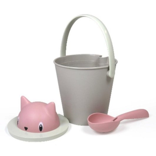 Recipiente United Pets Crick 2 kg Gris Rosa