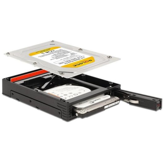 Caja PC Delock 47224 2.5" SATA Negro Hot-swap para HDD externo