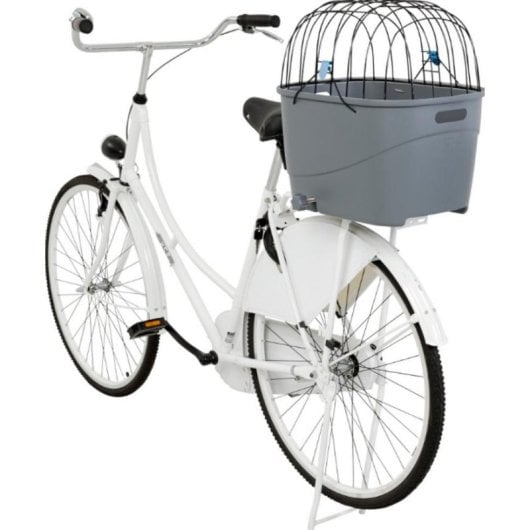 Transportin Rigid Trixie 13115 pour Chiens jusqu'à 6 kg Charge Supérieure Gris
