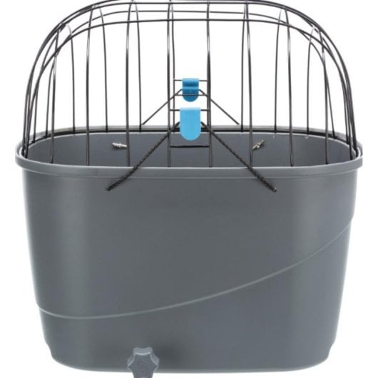 Transportin Rigid Trixie 13115 pour Chiens jusqu'à 6 kg Charge Supérieure Gris