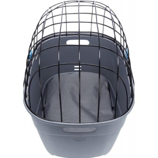 Transportin Rigid Trixie 13115 pour Chiens jusqu'à 6 kg Charge Supérieure Gris