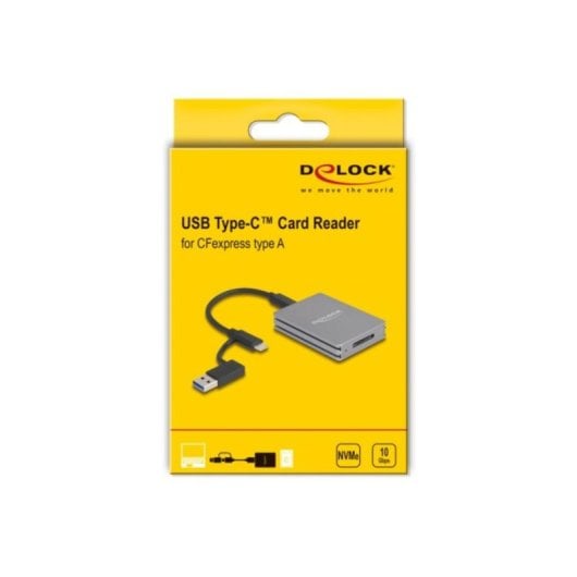Lector de tarjetas Delock USB Type-C para CFexpress tipo A
