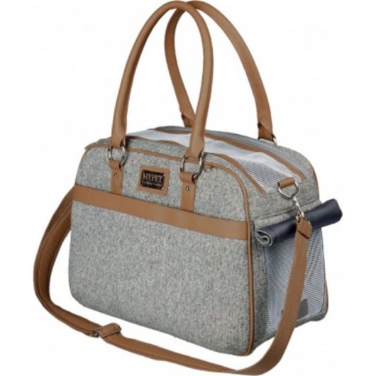 Transportín Trixie Helen para perros, carga superior y frontal, gris
