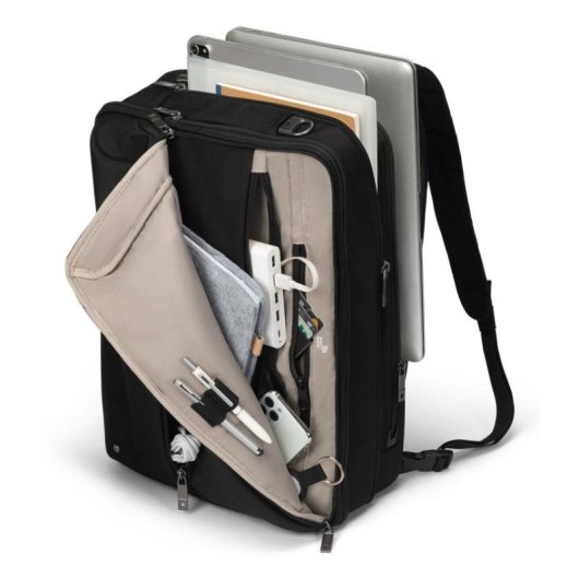Maletin Dicota Top Traveller Dual FIVE pour ordinateurs portables jusqu'à 16 pouces avec bandoulière