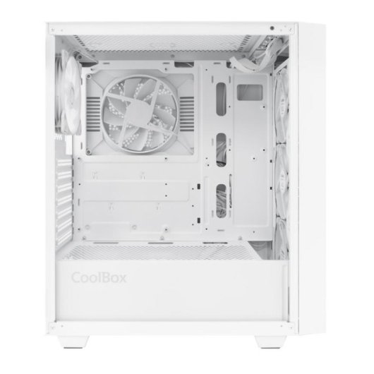 Carcasa Coolbox GA300 Grid Line ARGB Blanco USB-C 3.2