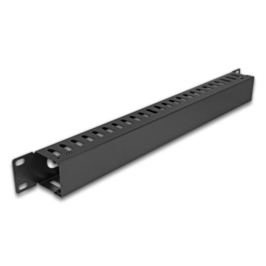 Painel de gestão de cabos DeLOCK 81558 1U Metal Preto