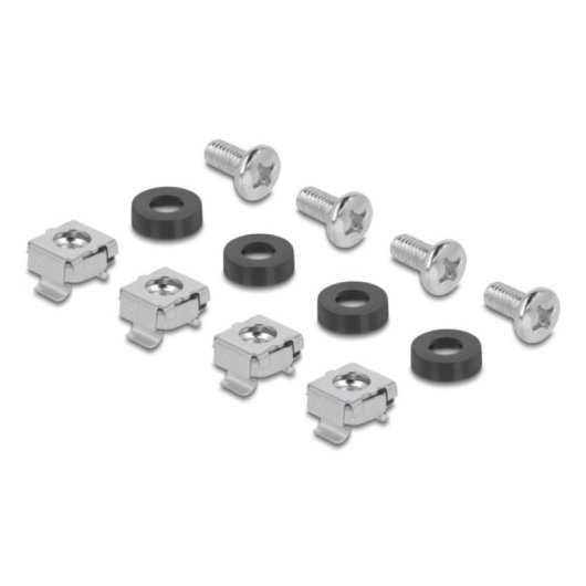 Painel de gestão de cabos DeLOCK 81558 1U Metal Preto