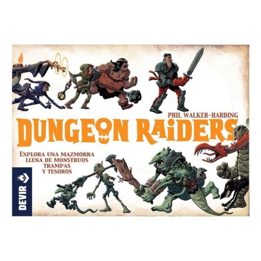 Kartenspiel Devir Dungeon Raiders semi-kooperativ 3-5 Spieler 8 Jahre+