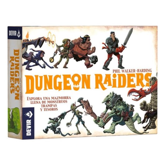 Kartenspiel Devir Dungeon Raiders semi-kooperativ 3-5 Spieler 8 Jahre+