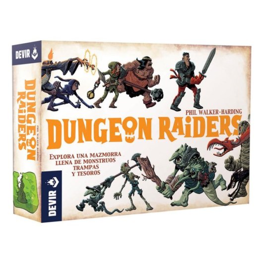 Kartenspiel Devir Dungeon Raiders semi-kooperativ 3-5 Spieler 8 Jahre+
