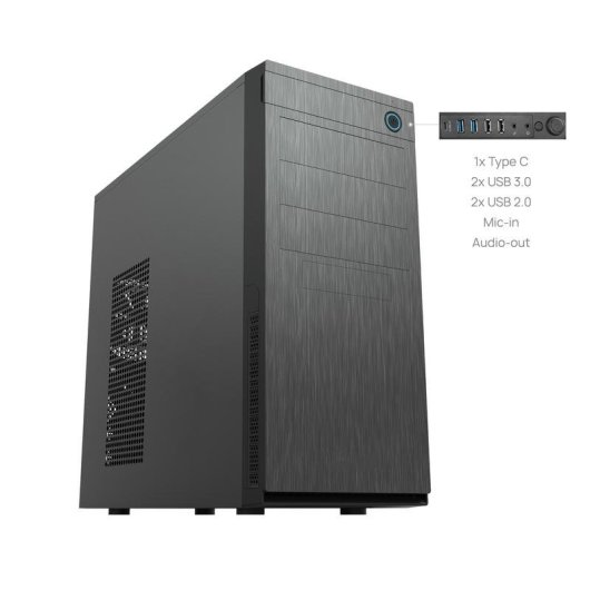 Caixa PC Chieftec HC-10B-OP Preta Mini Tower ATX micro ATX Mini-ITX