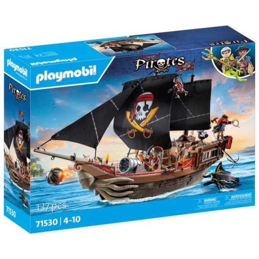 Set de juguetes Playmobil 71530 Pirata multicolor para niños de 4 a 10 años