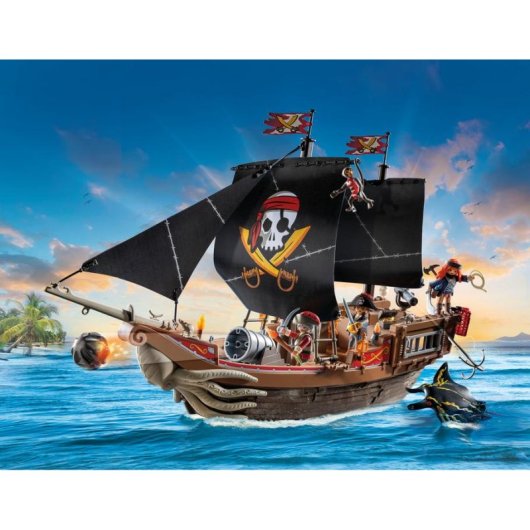Set de juguetes Playmobil 71530 Pirata multicolor para niños de 4 a 10 años