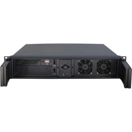Servidor Inter-Tech 2U-2098-SK Rack 2U Micro ATX Mini-ITX Acero Negro
