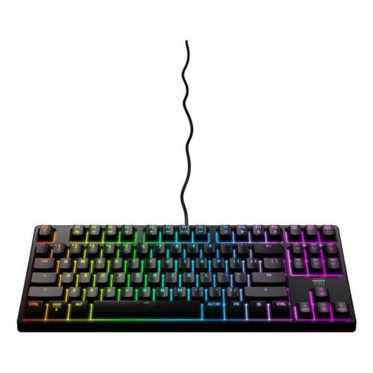 Teclado Cherry XTRFY K4V2 mecánico compacto RGB con switches Cherry MX2A Red