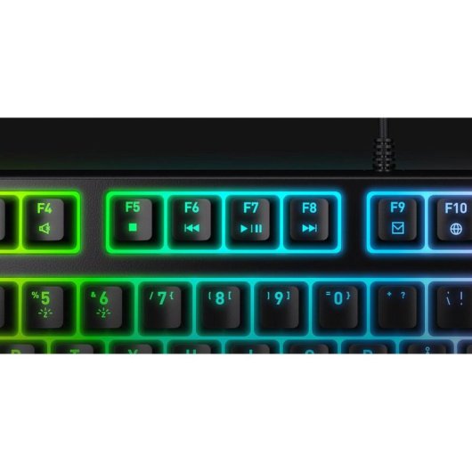 Teclado Cherry XTRFY K4V2 mecánico compacto RGB con switches Cherry MX2A Red