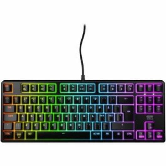 Teclado Cherry XTRFY K4V2 mecánico compacto RGB con switches Cherry MX2A Red