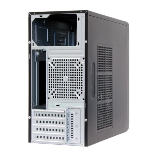 Gabinete Chieftec HT-01B-OP Mini Tower micro ATX alumínio preto