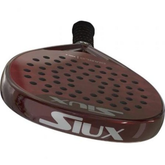 Pala de Pádel Siux Diablo Pro 4 Roja Híbrida